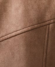 MKUAA52272 MK MICHEL KLEIN HOMME(MKミッシェルクランオム) 【残りわずか／洗える】ポンチスエード スタンドコート ベージュ