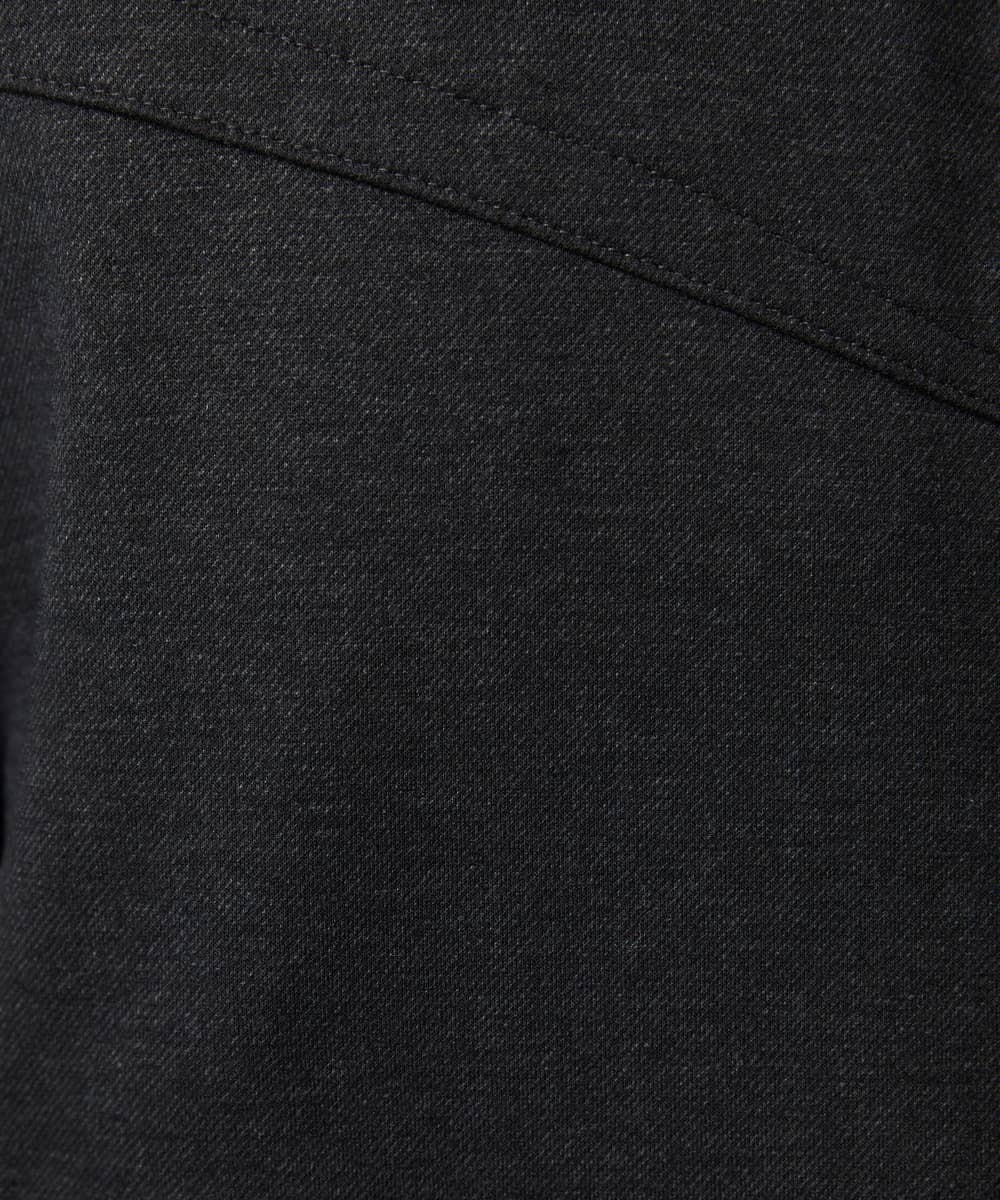 MKUAC11318 MK MICHEL KLEIN HOMME(MKミッシェルクランオム) 【在庫限り!/ 4サイズ/秋冬春兼用/ボア付きライナー】フードスタンドコート / TEC EASY JERSY ネイビー
