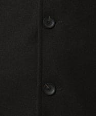 MKUAD65272 MK MICHEL KLEIN HOMME(MKミッシェルクランオム) 【4サイズ展開/フード着脱/ストレッチ】フード付きコート/RETECメルトン  ブラック