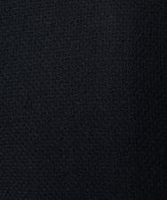MKUAD72450 MK MICHEL KLEIN HOMME(MKミッシェルクランオム) 【残りわずか/尾州生地/ウール混】RENEWOOLドビー / スタンドカラーコート ブラック