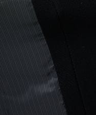 MKUAD72450 MK MICHEL KLEIN HOMME(MKミッシェルクランオム) 【残りわずか/尾州生地/ウール混】RENEWOOLドビー / スタンドカラーコート ブラック