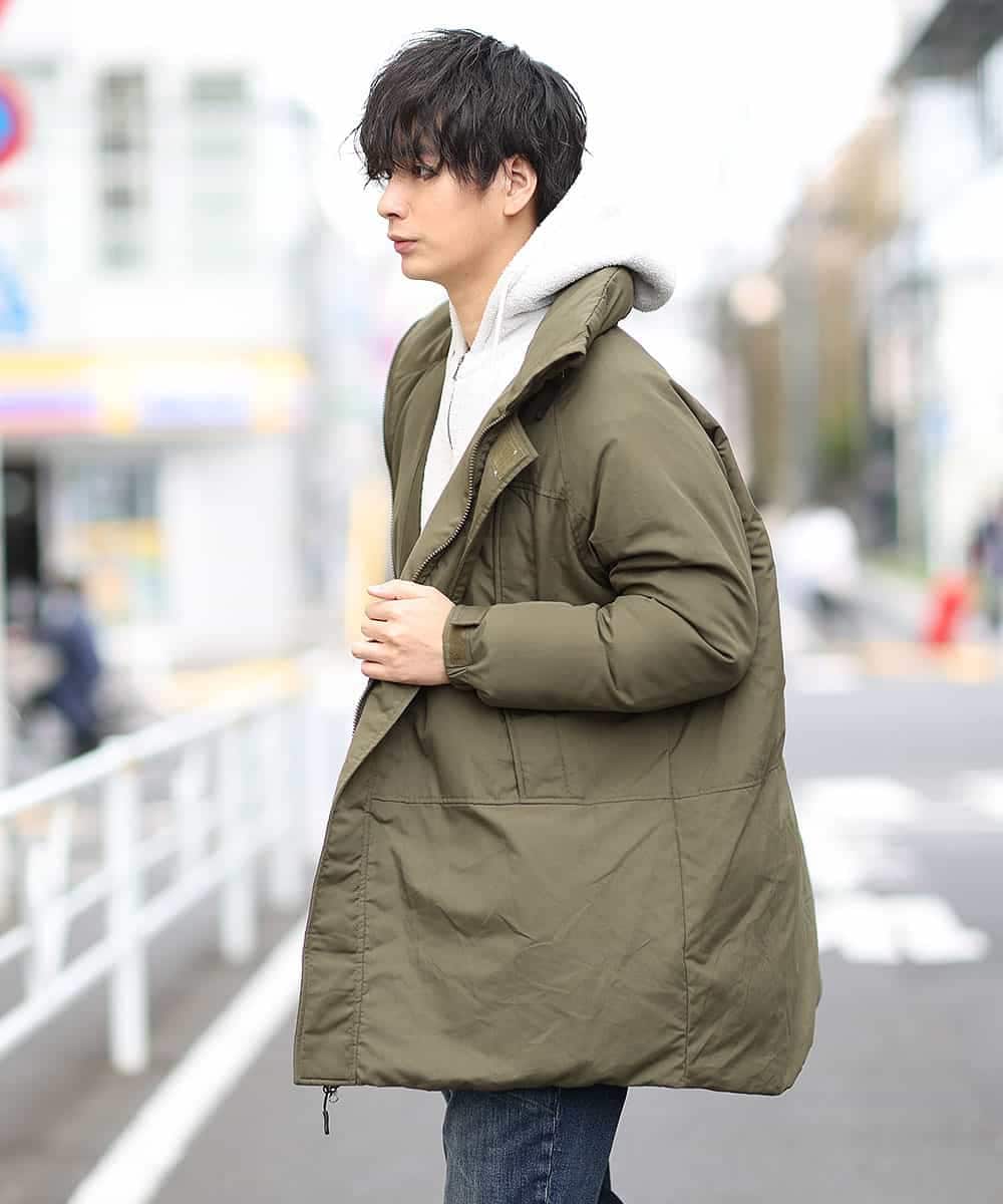 MKUAO41230 MK MICHEL KLEIN HOMME(MKミッシェルクランオム) モンスターパーカーコート カーキ