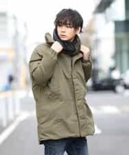 MKUAO41230 MK MICHEL KLEIN HOMME(MKミッシェルクランオム) モンスターパーカーコート カーキ