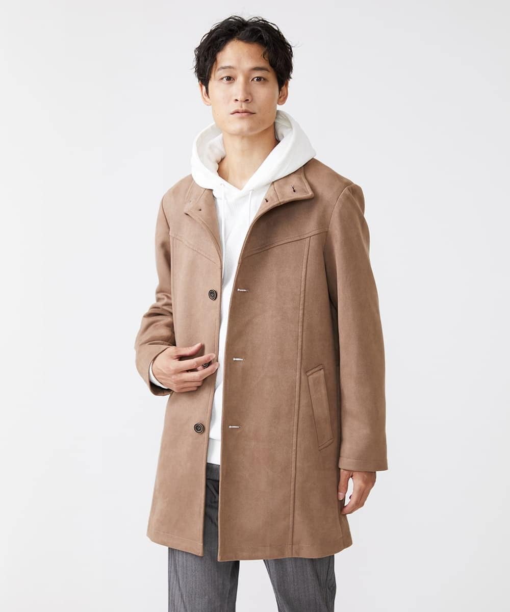 MKUAV52230 MK MICHEL KLEIN HOMME(MKミッシェルクランオム) ポンチスエードコート ベージュ(84)
