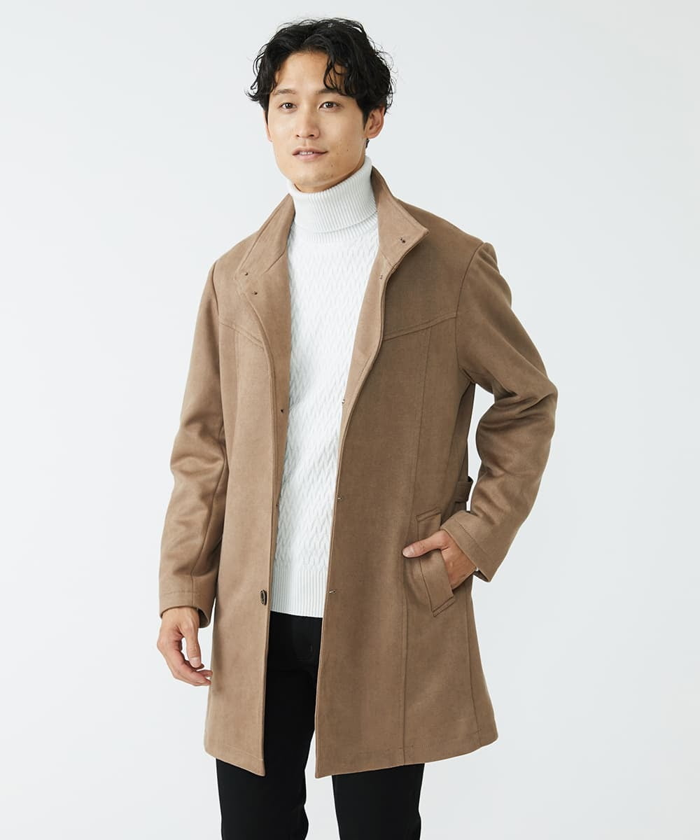MKUAV52230 MK MICHEL KLEIN HOMME(MKミッシェルクランオム) ポンチスエードコート ベージュ(84)