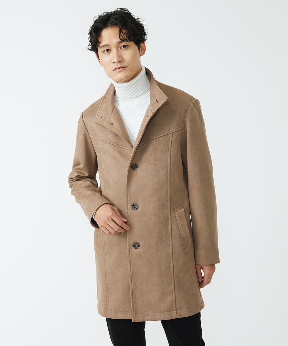 MKUAV52230 MK MICHEL KLEIN HOMME(MKミッシェルクランオム) ポンチスエードコート ベージュ(84)