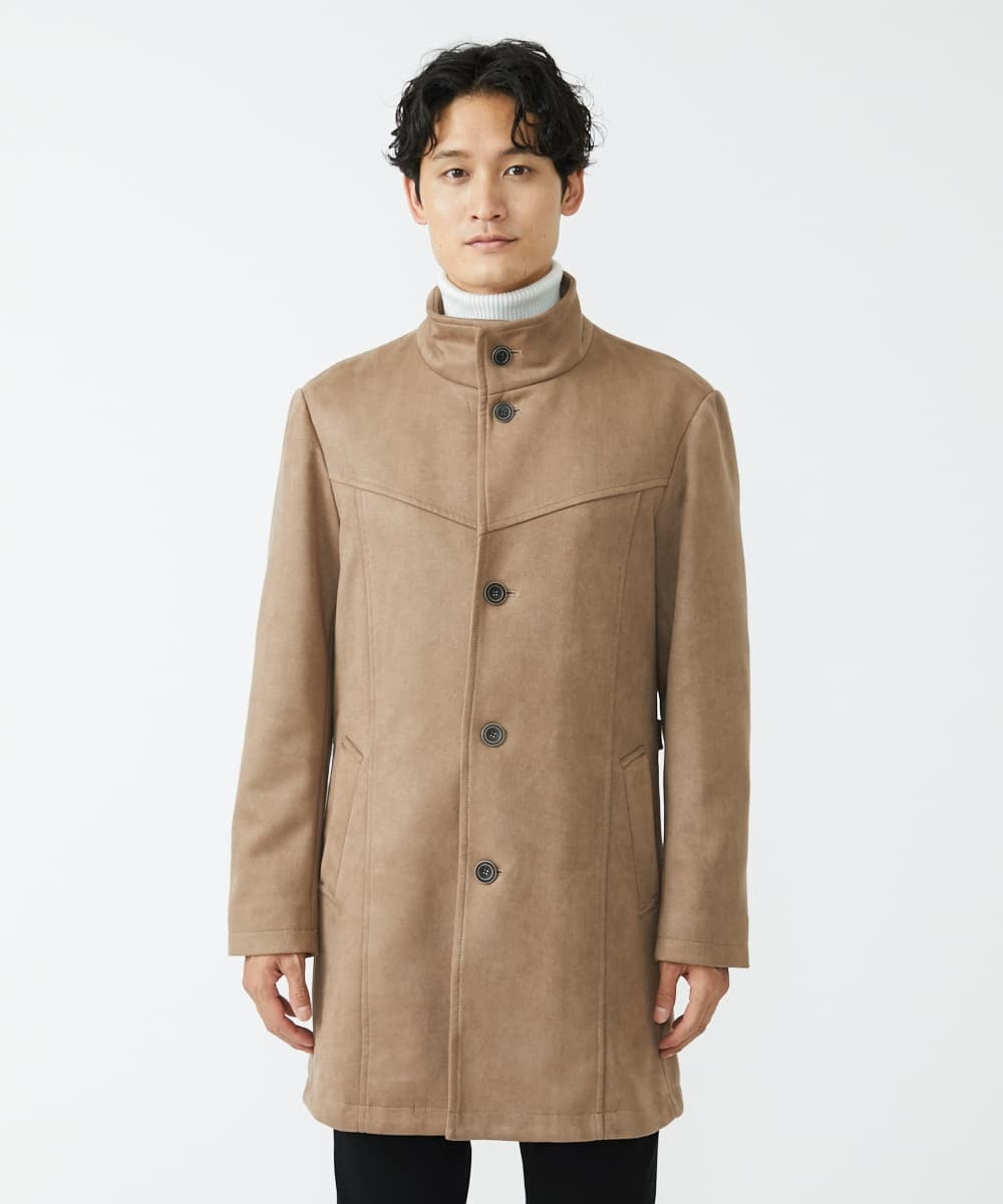MKUAV52230 MK MICHEL KLEIN HOMME(MKミッシェルクランオム) ポンチスエードコート ベージュ(84)