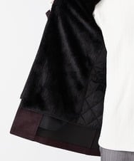 MKUAX11272 MK MICHEL KLEIN HOMME(MKミッシェルクランオム) 2WAYスタンドコート / TEC EASY JERSY パープル(77)