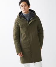 MKUCX41390 MK MICHEL KLEIN HOMME(MKミッシェルクランオム) 【在庫限り/冬～春着用可能】シェルコート / ライナー付き カーキ(36)