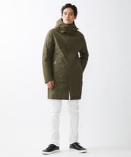 MKUCX41390 MK MICHEL KLEIN HOMME(MKミッシェルクランオム) 【在庫限り/冬～春着用可能】シェルコート / ライナー付き カーキ(36)