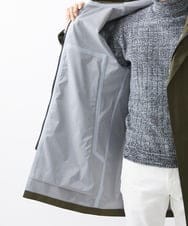 MKUCX41390 MK MICHEL KLEIN HOMME(MKミッシェルクランオム) 【在庫限り/冬～春着用可能】シェルコート / ライナー付き カーキ(36)
