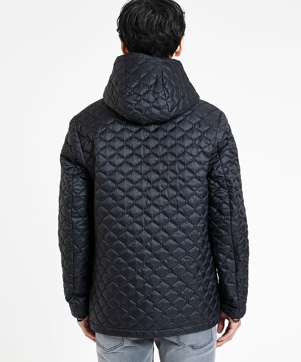 MKUCX41390 MK MICHEL KLEIN HOMME(MKミッシェルクランオム) 【在庫限り/冬～春着用可能】シェルコート / ライナー付き ブラック(94)