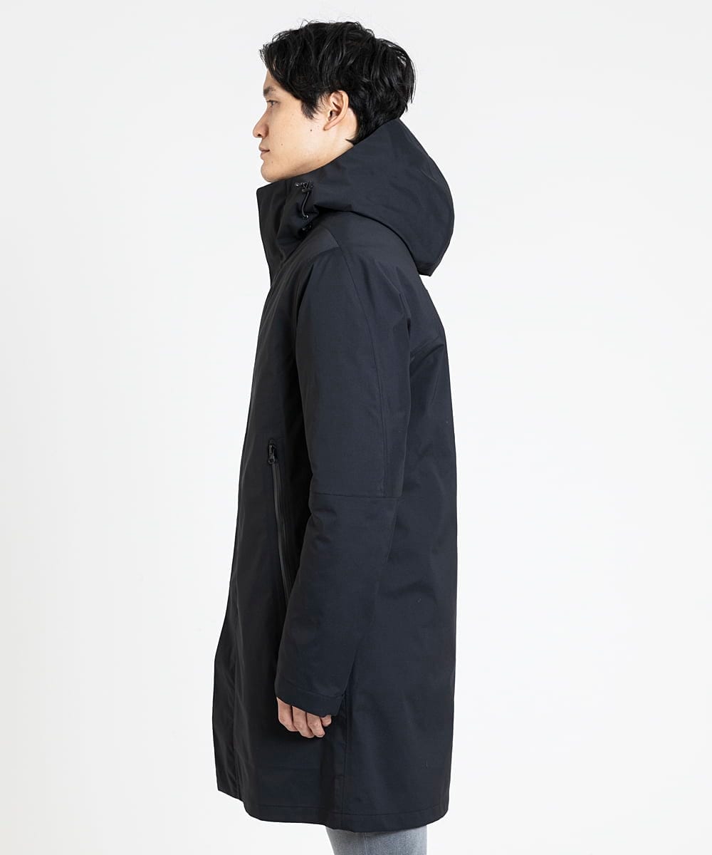MKUCX41390 MK MICHEL KLEIN HOMME(MKミッシェルクランオム) 【在庫限り/冬～春着用可能】シェルコート / ライナー付き ブラック(94)