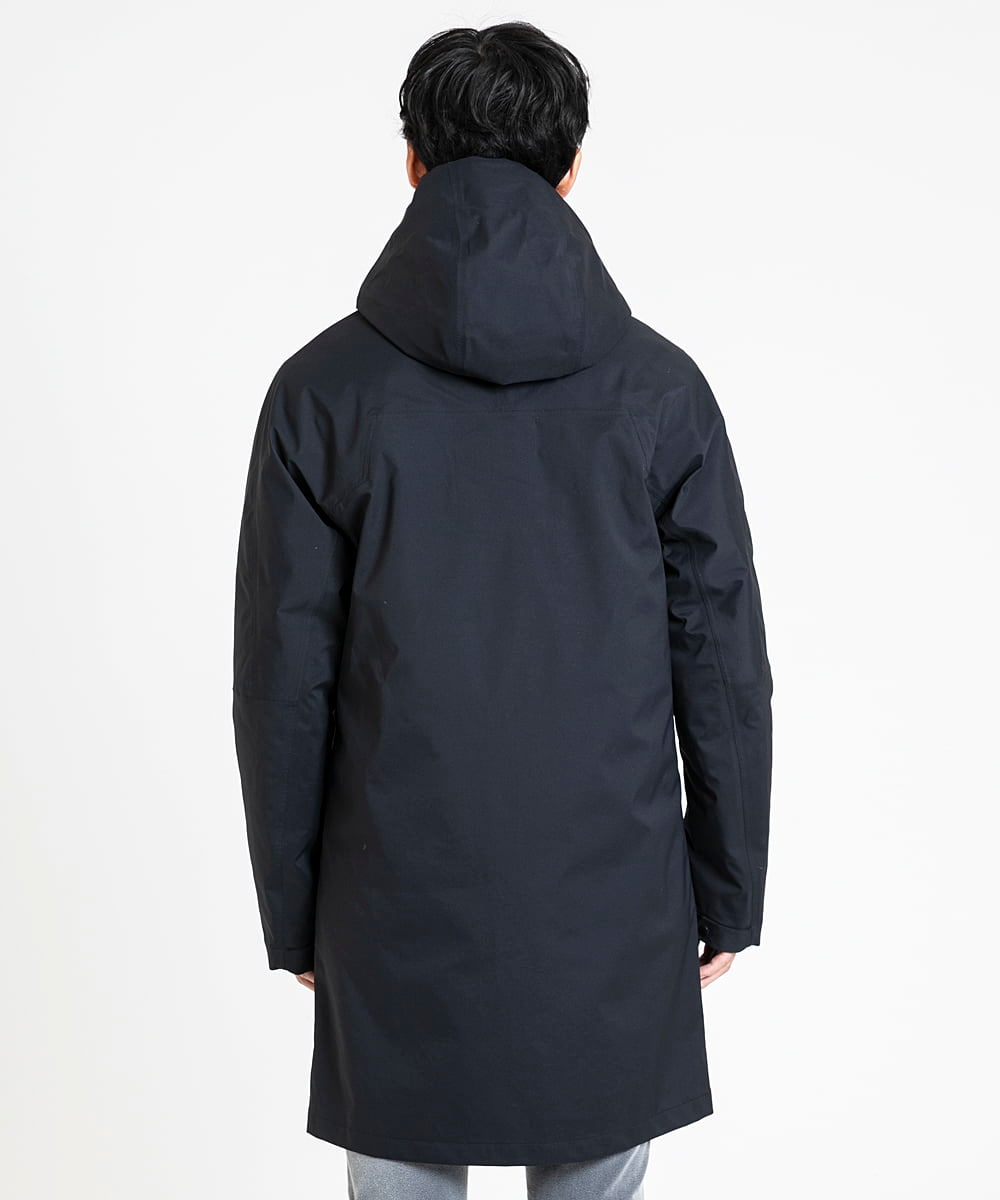 MKUCX41390 MK MICHEL KLEIN HOMME(MKミッシェルクランオム) 【在庫限り/冬～春着用可能】シェルコート / ライナー付き ブラック(94)