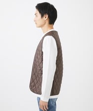 MKUDA61272 MK MICHEL KLEIN HOMME(MKミッシェルクランオム) 【残りわずか！/在庫限り/中綿ライナー付き/秋春兼用】スタンドコート アイボリー