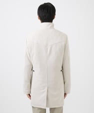 MKUDA61272 MK MICHEL KLEIN HOMME(MKミッシェルクランオム) 【残りわずか！/在庫限り/中綿ライナー付き/秋春兼用】スタンドコート アイボリー