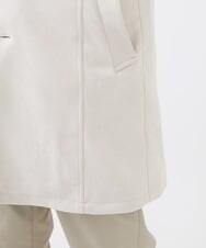 MKUDA61272 MK MICHEL KLEIN HOMME(MKミッシェルクランオム) 【残りわずか！/在庫限り/中綿ライナー付き/秋春兼用】スタンドコート アイボリー