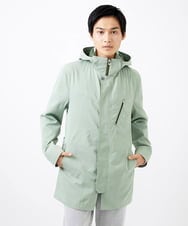 MKUDC01250 MK MICHEL KLEIN HOMME(MKミッシェルクランオム) 【いよいよ残り１色のみ！/在庫限り/秋・春兼用】ライトウエイトモッズコート ブルー