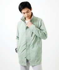 MKUDC01250 MK MICHEL KLEIN HOMME(MKミッシェルクランオム) 【いよいよ残り１色のみ！/在庫限り/秋・春兼用】ライトウエイトモッズコート ブルー