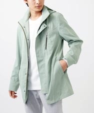 MKUDC01250 MK MICHEL KLEIN HOMME(MKミッシェルクランオム) 【いよいよ残り１色のみ！/在庫限り/秋・春兼用】ライトウエイトモッズコート ブルー