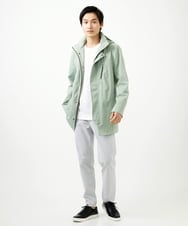 MKUDC01250 MK MICHEL KLEIN HOMME(MKミッシェルクランオム) 【いよいよ残り１色のみ！/在庫限り/秋・春兼用】ライトウエイトモッズコート ブルー