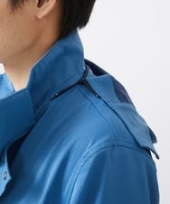 MKUDC01250 MK MICHEL KLEIN HOMME(MKミッシェルクランオム) 【いよいよ残り１色のみ！/在庫限り/秋・春兼用】ライトウエイトモッズコート ブルー