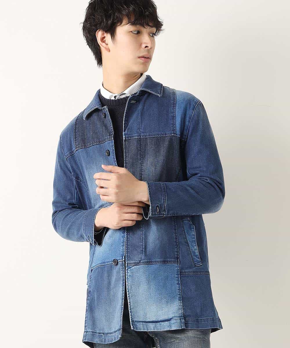 MKUDC42250 MK MICHEL KLEIN HOMME(MKミッシェルクランオム) コート／ストレッチデニム ブルー