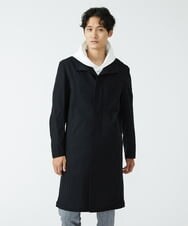MKUJS55190 MK MICHEL KLEIN HOMME(MKミッシェルクランオム) ロングスタンドコート / RNドビーストレッチ ブラック(94)