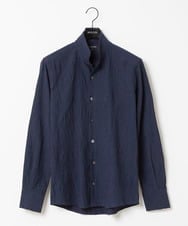 MNBAA26250 MICHEL KLEIN HOMME(ミッシェルクラン オム) チェック柄長袖シャツ ネイビー