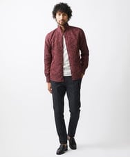 MNBAA51270 MICHEL KLEIN HOMME(ミッシェルクラン オム) 《日本製》総柄ジャガードシャツ パープル