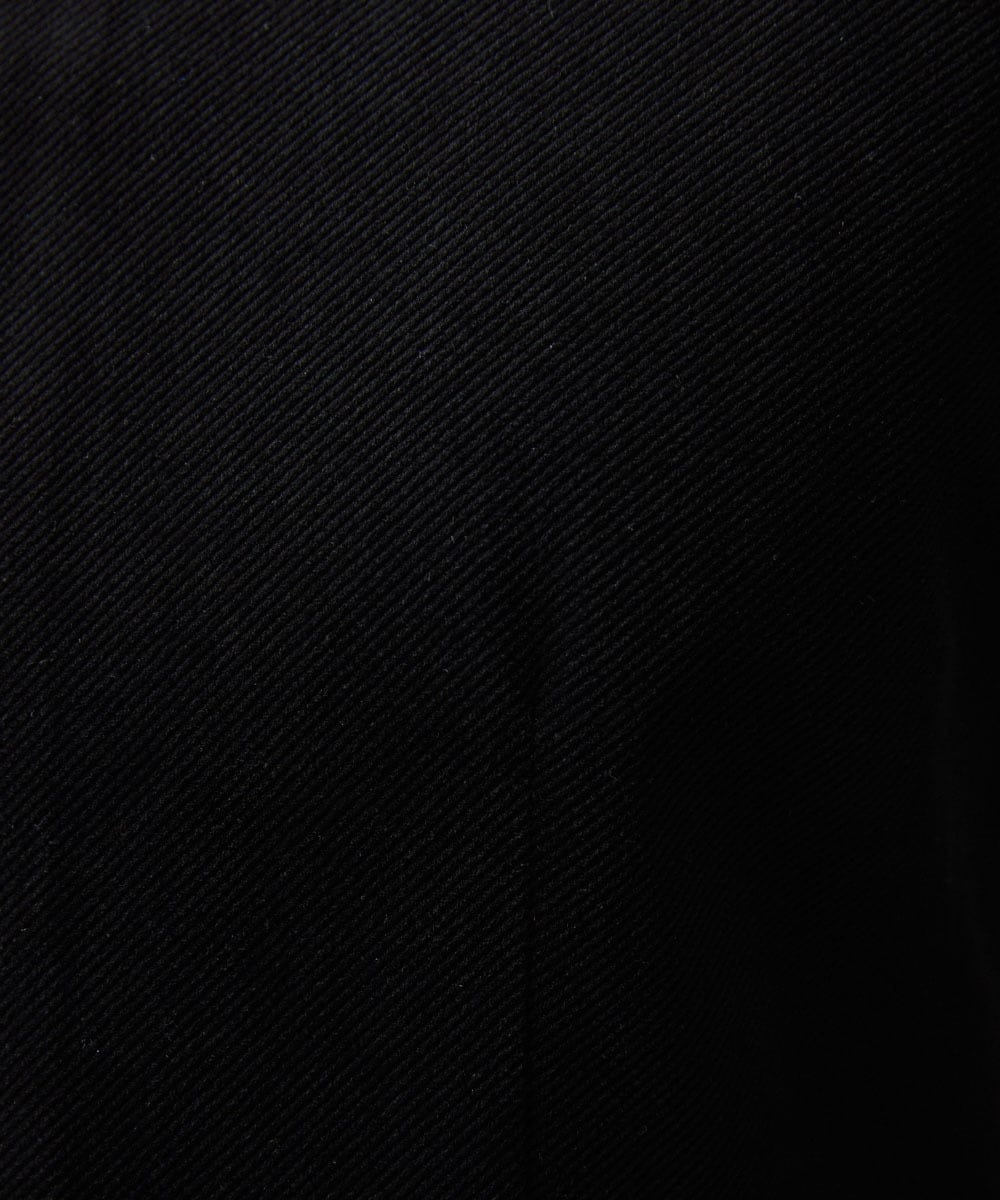 MNBAA56230 MICHEL KLEIN HOMME(ミッシェルクラン オム) トリコットベロア長袖シャツ セットアップ ブラック