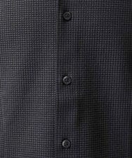 MNBAI02210 MICHEL KLEIN HOMME(ミッシェルクラン オム) 《日本製》ブロックイージーケア長袖シャツ ダークグレー