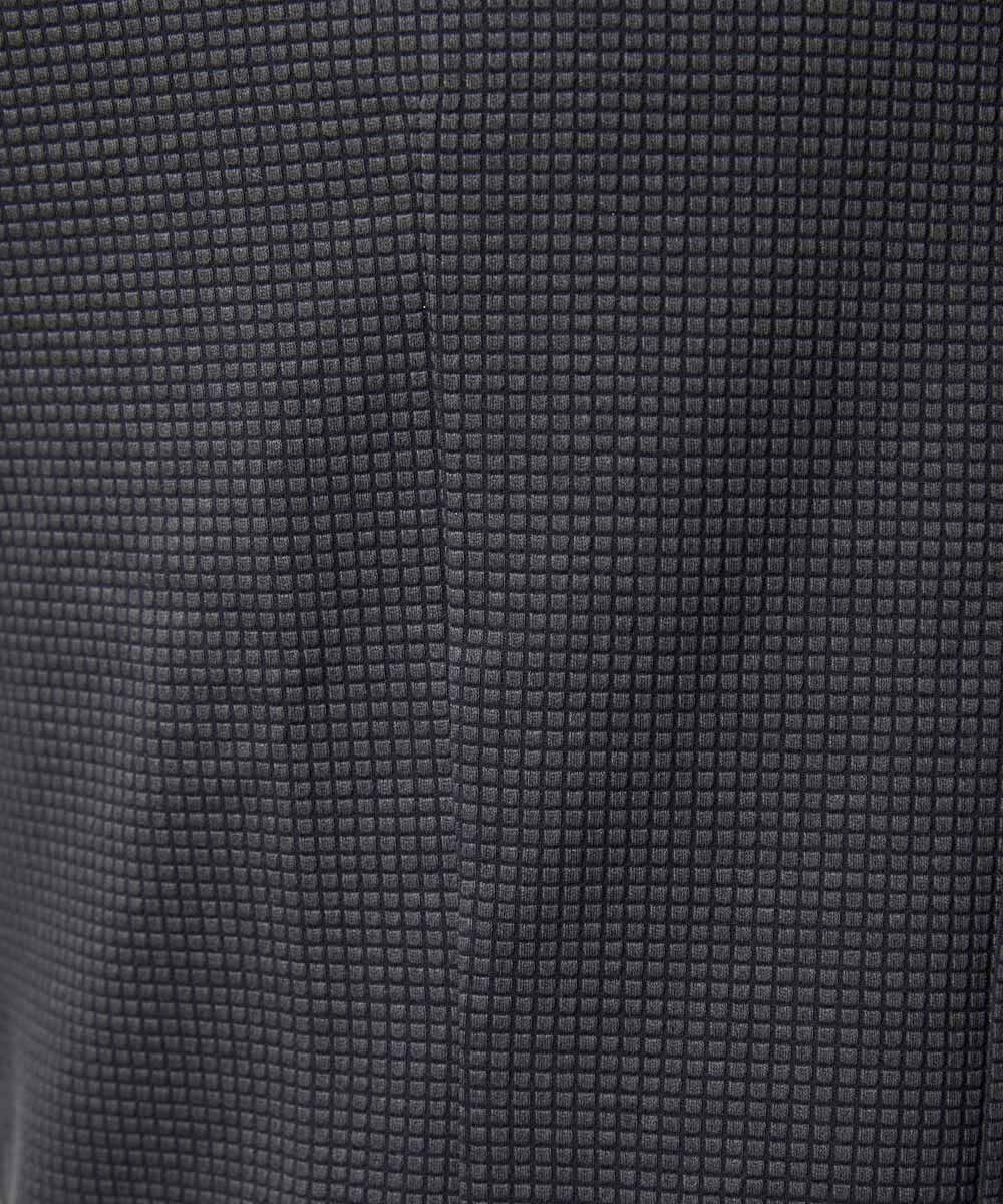 MNBAI02210 MICHEL KLEIN HOMME(ミッシェルクラン オム) 《日本製》ブロックイージーケア長袖シャツ ダークグレー