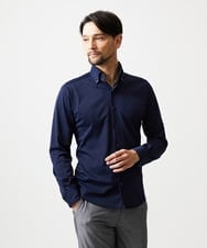 MNBAI03200 MICHEL KLEIN HOMME(ミッシェルクラン オム) 《日本製》ボタンダウン長袖シャツ ネイビー