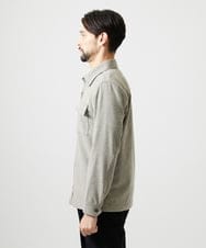 MNBAI55330 MICHEL KLEIN HOMME(ミッシェルクラン オム) ウール調シャツブルゾン ベージュ