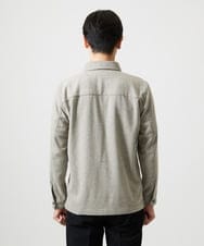 MNBAI55330 MICHEL KLEIN HOMME(ミッシェルクラン オム) ウール調シャツブルゾン ベージュ