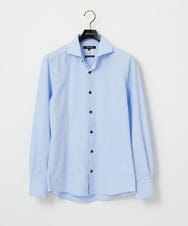 MNBDF50200 MICHEL KLEIN HOMME(ミッシェルクラン オム) 《日本製》ベーシックジャージ長袖シャツ ライトブルー