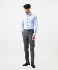 MNBDF50200 MICHEL KLEIN HOMME(ミッシェルクラン オム) 《日本製》ベーシックジャージ長袖シャツ ライトブルー