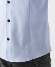 MNBDF50200 MICHEL KLEIN HOMME(ミッシェルクラン オム) 《日本製》ベーシックジャージ長袖シャツ ライトブルー
