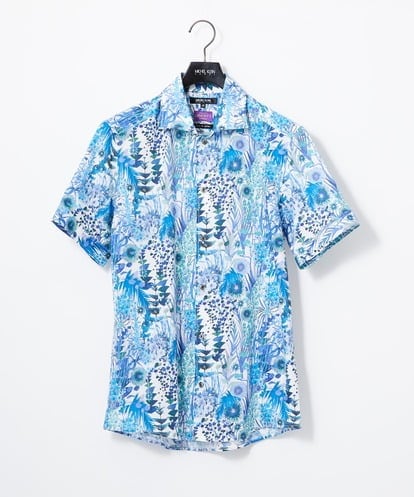 MNBGD58270 MICHEL KLEIN HOMME 《日本製》総柄半袖シャツ