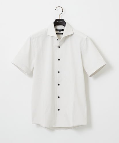 MNBGF65200 MICHEL KLEIN HOMME 《日本製》ブロックイージーケア半袖シャツ