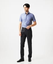 MNBJC68200 MICHEL KLEIN HOMME(ミッシェルクラン オム) 《日本製》マイクロチェック柄半袖シャツ ブルー