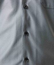 MNBJC68200 MICHEL KLEIN HOMME(ミッシェルクラン オム) 《日本製》マイクロチェック柄半袖シャツ グレー