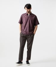 MNBJD51270 MICHEL KLEIN HOMME(ミッシェルクラン オム) 【セットアップ】カプリ半袖シャツ パープル