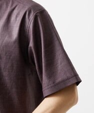 MNBJD51270 MICHEL KLEIN HOMME(ミッシェルクラン オム) 【セットアップ】カプリ半袖シャツ パープル