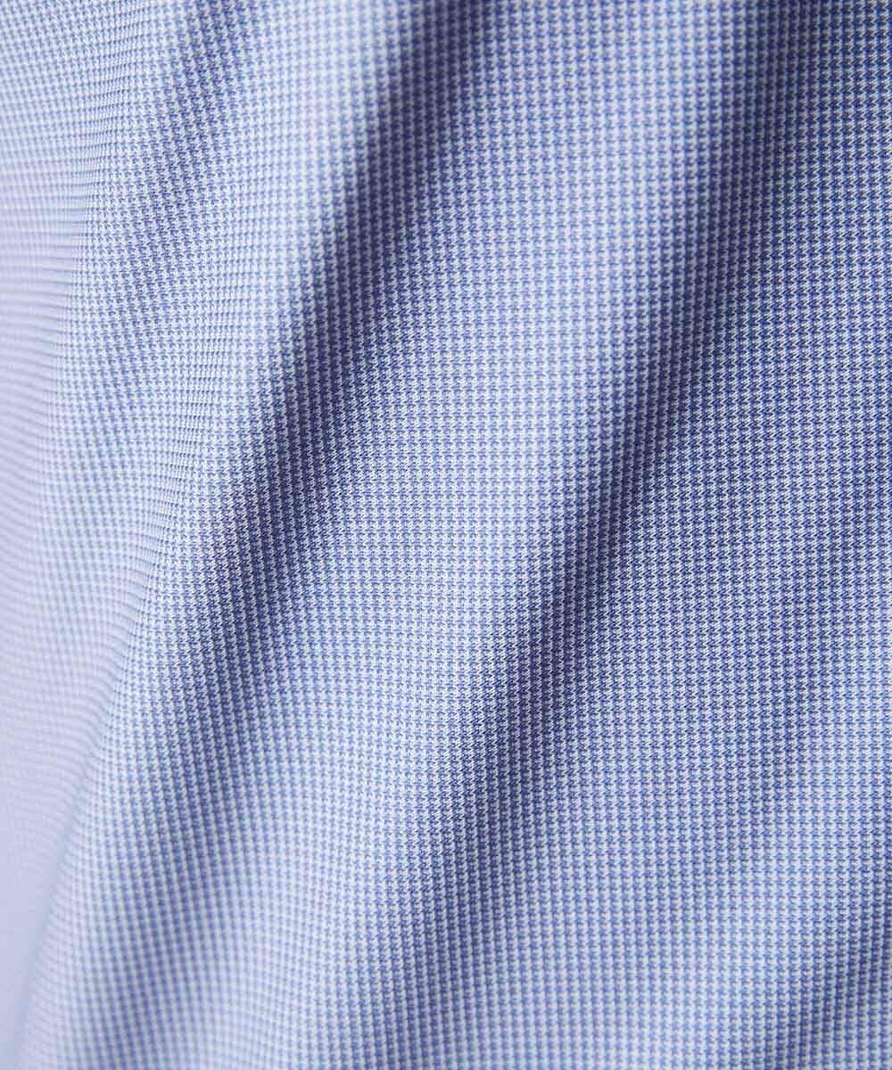 MNBJF68200 MICHEL KLEIN HOMME(ミッシェルクラン オム) 《日本製》ボタンダウン 柄半袖シャツ ブルー