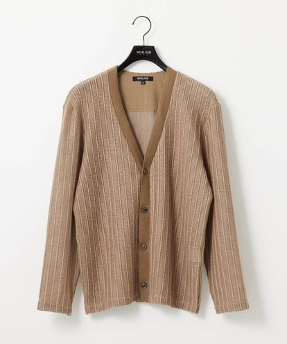 MNCJD72330 MICHEL KLEIN HOMME ラッセル編みレースカーディガン