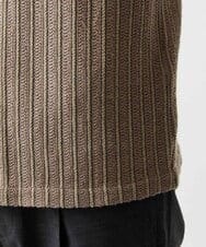 MNCJD72330 MICHEL KLEIN HOMME(ミッシェルクラン オム) ラッセル編みレースカーディガン ベージュ