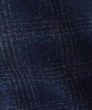MNDAA52630 MICHEL KLEIN HOMME(ミッシェルクラン オム) チェック柄コンバーチブルジャケット ネイビー