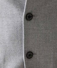 MNDAA57530 MICHEL KLEIN HOMME(ミッシェルクラン オム) スタンドカラーストレッチジャケット セットアップ グレー